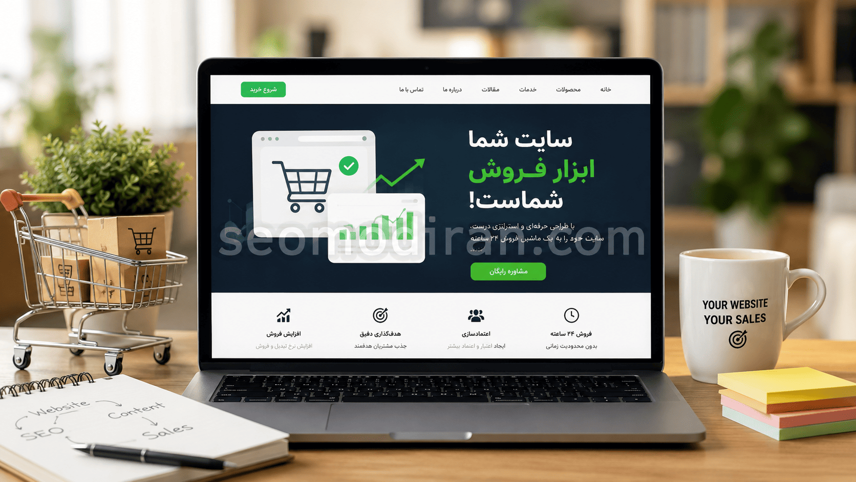 چگونه سایت خود را به یک ابزار فروش تبدیل کنیم؟